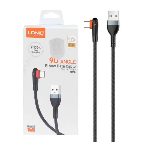 تصویر کابل تبدیل USB به USB-C الدینیو مدل LS561