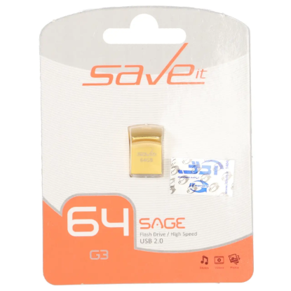 نمایش جزئیات فلش مموری سیو ایت مدل Sage USB2.0 ظرفیت 64 گیگابایت