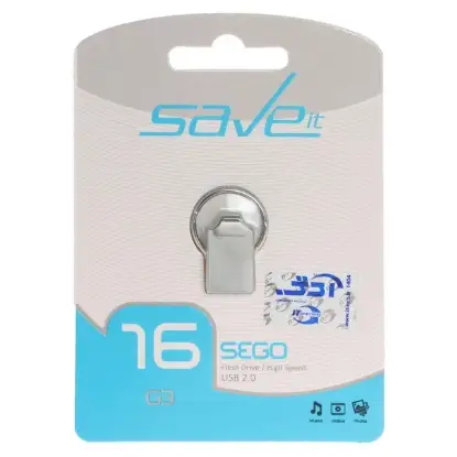 نمایش جزئیات فلش مموری سیو ایت مدل Sego USB2.0 ظرفیت 16 گیگابایت