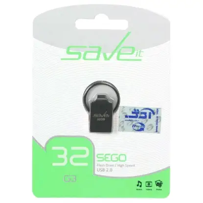 نمایش جزئیات فلش مموری سیو ایت مدل Sego USB2.0 ظرفیت 32 گیگابایت