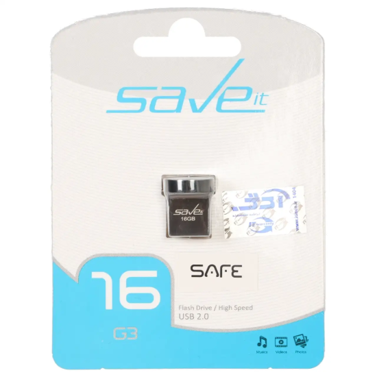 تصویر فلش مموری سیو ایت مدل Safe USB2.0 ظرفیت 16 گیگابایت