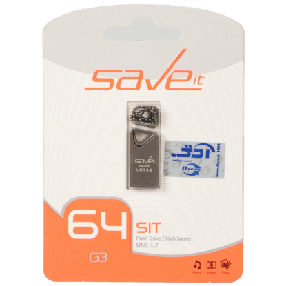 نمایش جزئیات فلش مموری سیو ایت مدل Sit USB3.2 ظرفیت 64 گیگابایت