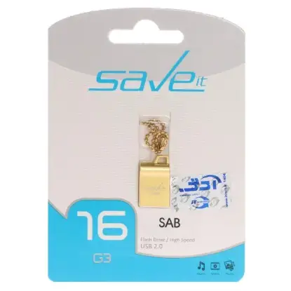 نمایش جزئیات فلش مموری سیو ایت مدل SAB USB2.0 ظرفیت 16 گیگابایت