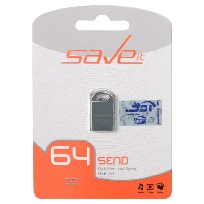 نمایش جزئیات فلش مموری سیو ایت مدل Send USB2.02 ظرفیت 64 گیگابایت