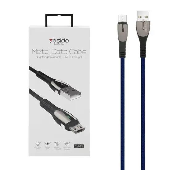 تصویر کابل تبدیل USB به MicroUSB یسیدو مدل CA43