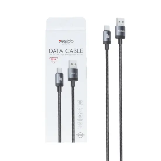 تصویر کابل تبدیل USB به USB-C یسیدو مدل CA600C