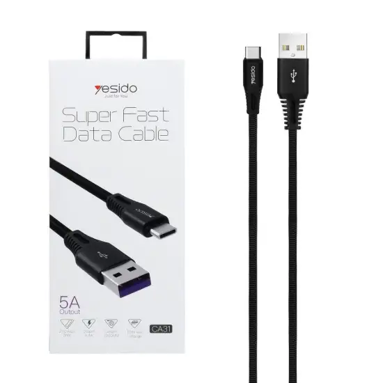 تصویر کابل تبدیل USB به USB-C یسیدو مدل CA31