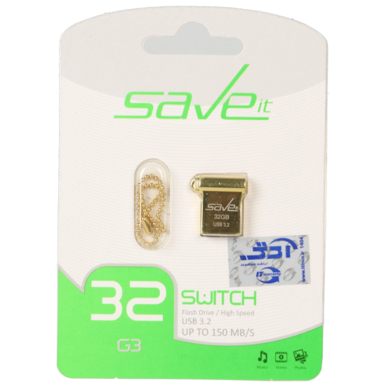 تصویر فلش مموری سیو ایت مدل Switch USB3.2 ظرفیت 32 گیگابایت