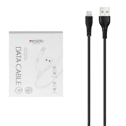 نمایش جزئیات کابل تبدیل USB به لایتنینگ یسیدو مدل CA71
