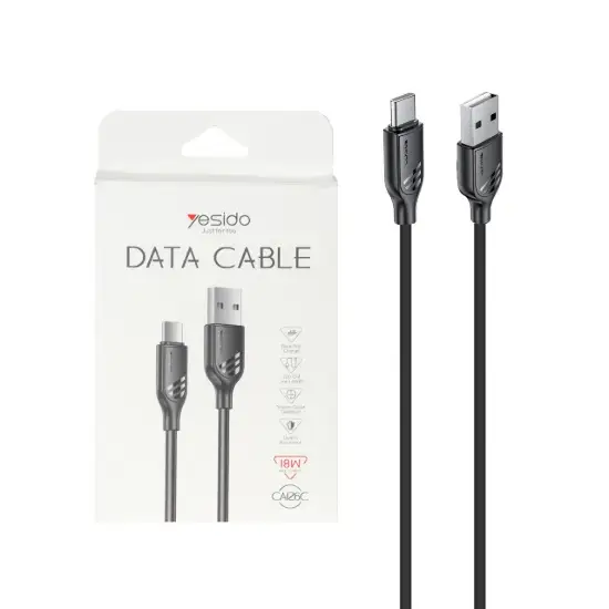 تصویر کابل تبدیل USB به USB-C یسیدو مدل CA126C