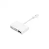 کابل تبدیل  لایتنینگ به لایتنینگ/ USB / Micro SD/SD یسیدو مدل GS12 - تصویر دوم