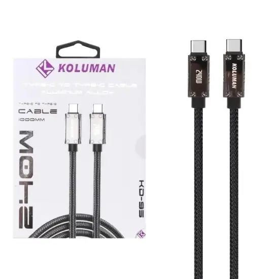 تصویر کابل تبدیل USB-C  به USB-C کلومن مدل KD-95