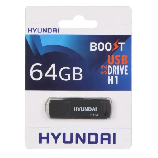 تصویر فلش مموری هیوندای مدل Boost H1 USB 3.2 ظرفیت 64 گیگابایت