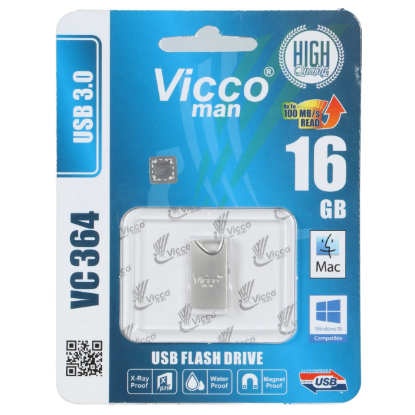 نمایش جزئیات فلش مموری ویکومن مدل VC364 S USB3.0 ظرفیت 16 گیگابایت