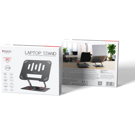تصویر پایه نگهدارنده لپ تاپ یسیدو مدل LP08