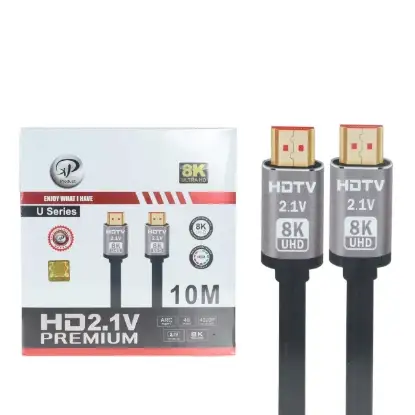 نمایش جزئیات کابل HDMI ایکس پی پروداکت مدل 8K طول 10 متر