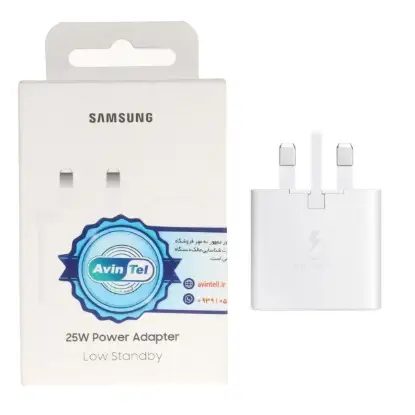 نمایش جزئیات شارژر دیواری 25 وات سه پین سامسونگ مدل T2510- اصلی
