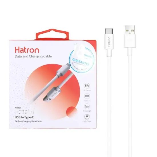 تصویر کابل تبدیل USB به USB-C هترون مدل HC301H