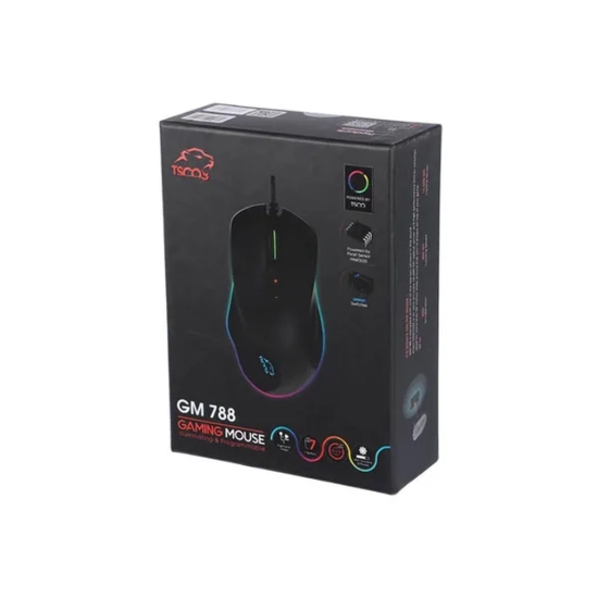 تصویر ماوس با سیم گیمینگ تسکو مدل GM 788