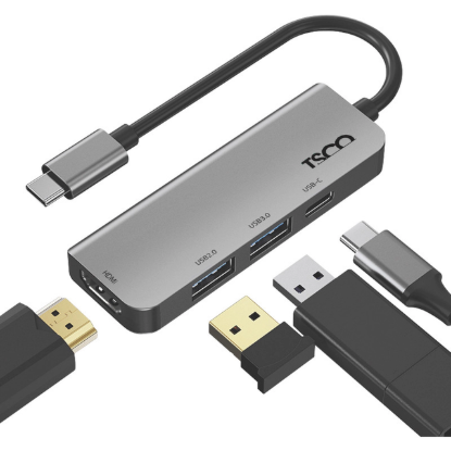 نمایش جزئیات هاب 4 پورت USB-C تسکو مدل THU 1152