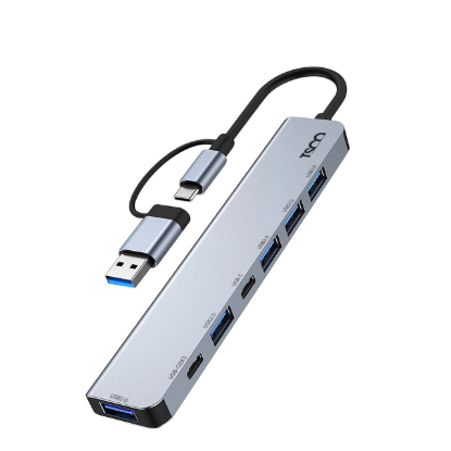 نمایش جزئیات هاب 7 پورت USB-C / USB3.0 تسکو مدل THU 1148