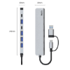 هاب 7 پورت USB-C / USB3.0 تسکو مدل THU 1148 - تصویر سوم