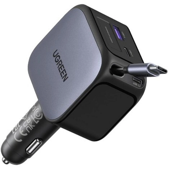 تصویر شارژر فندکی 145 وات سه پورت یوگرین مدل Nexode EC604