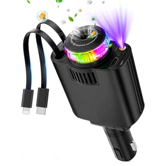 تصویر شارژر فندکی و خوشبو کننده 69 وات کلومن مدل K-C109