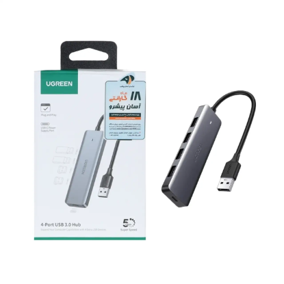 نمایش جزئیات هاب چهار پورت USB 3.0 یوگرین مدل 50985-CM219