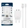 شارژر دیواری 10 وات دو پورت ریمکس مدل RP-U35 همراه کابل شارژ MicroUSB - تصویر یکم