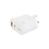 شارژر دیواری 25 وات دو پورت ترانیو مدل T-UK1 همراه کابل USB-C به USB-C - تصویر سوم