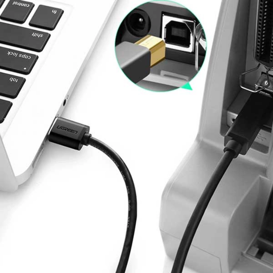 تصویر کابل پرینتر  USB3.0 یوگرین مدل US210 طول 1 متر