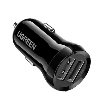 نمایش جزئیات شارژر فندکی 12 وات دو پورت یوگرین مدل ED018