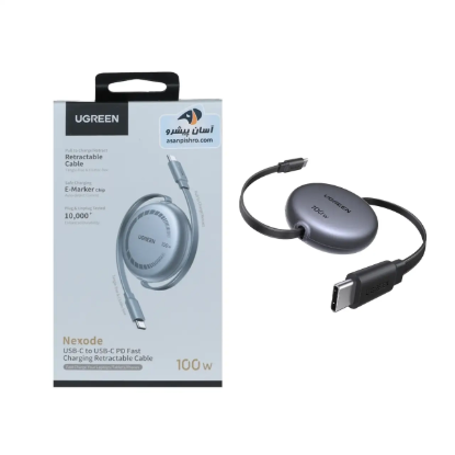 نمایش جزئیات کابل تبدیل USB-C به USB-C یوگرین مدل Nexode L531