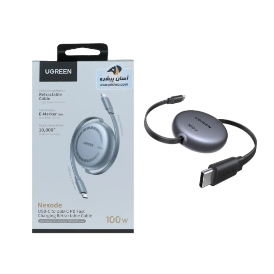 تصویر کابل تبدیل USB-C به USB-C یوگرین مدل Nexode L531