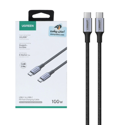 نمایش جزئیات کابل تبدیل USB-C به USB-C یوگرین مدل 70427