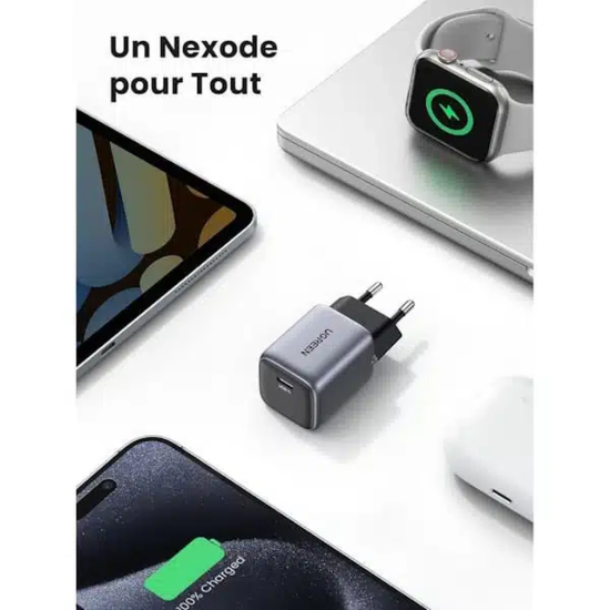 تصویر شارژر دیواری 30 وات تک پورت یوگرین مدل Nexode CD319