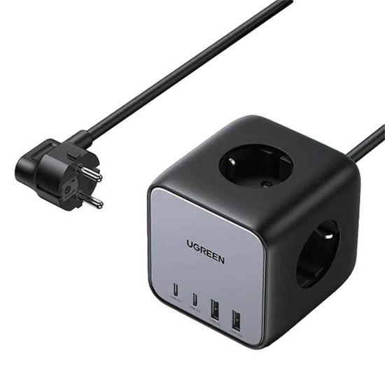 تصویر چند راهی برق یوگرین مدل DigiNest Cube CD268