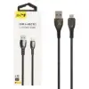 کابل تبدیل USB به MicroUSB جی بی کیو مدل DT-02 طول 1.5 متر - تصویر یکم