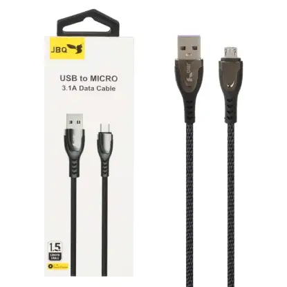 نمایش جزئیات کابل تبدیل USB به MicroUSB جی بی کیو مدل DT-02 طول 1.5 متر