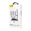 کابل تبدیل USB به لایتنینگ / USB-C جی بی کیو مدل DT-U33 طول 1.5 متر - تصویر چهارم