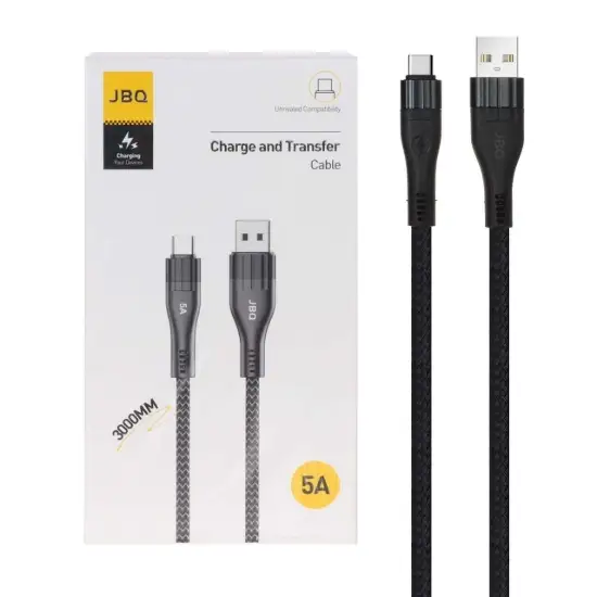 تصویر کابل تبدیل USB به USB-C جی بی کیو مدل CA-3010C طول 3 متر