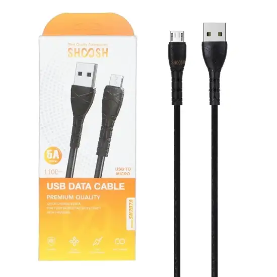 تصویر کابل تبدیل USB به MicroUSB  مدل SH207A به طول 1.1 متر