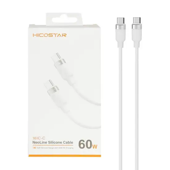 تصویر کابل تبدیل USB-C به USB-C هایکواستار 161C-C