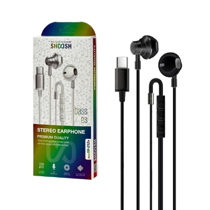 نمایش جزئیات هندزفری با سیم با پورت USB-C مدل +SH-C12