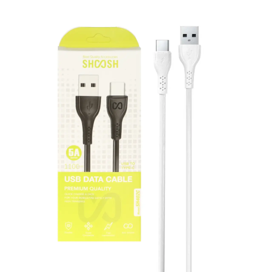 تصویر کابل تبدیل USB به USB-C مدل SH402C به طول 1.1