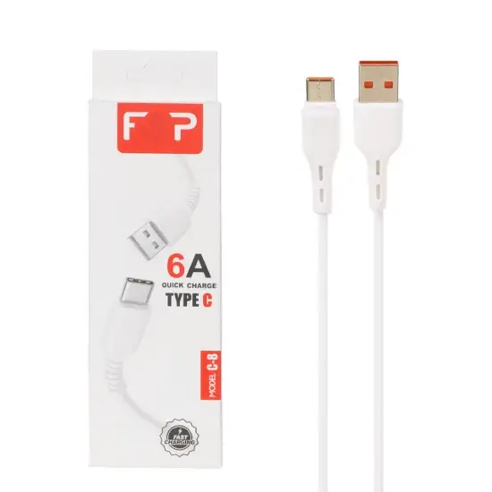 تصویر کابل تبدیل USB به USB-C اف اس پی مدل C-8