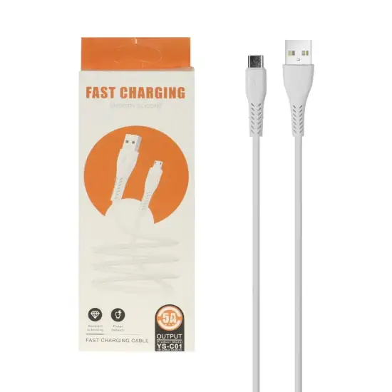 تصویر کابل تبدیل USB به USB-C مدل YS-C01