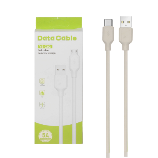 تصویر کابل تبدیل USB به USB-C مدل YS-C02