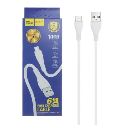 نمایش جزئیات کابل تبدیل USB به USB-C مدل YS-C05